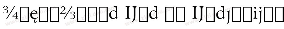 IowanOldSt Ext BT Extension字体转换